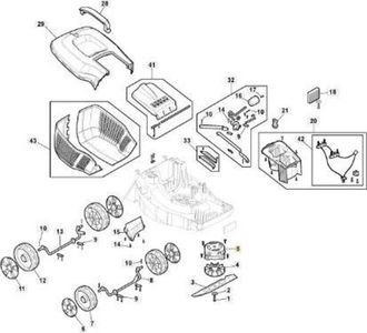 STIGA Sports Motor El&eacute;ctrico E 340 Li 20 Original Stiga - 118811178/0