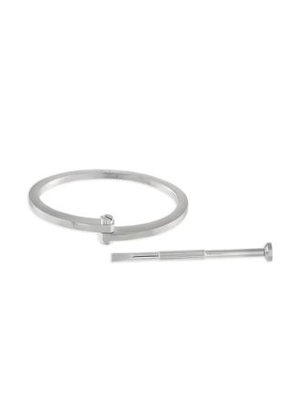 Cartier Bracciale Menotte in oro bianco 18 carati - Argento