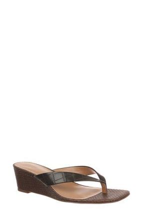 Nordstrom Rack Shellie Wedge Sandal in Brown Caffe at Nordstrom Rack, Size 7.5