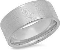 Steeltime Serenity Band Ring in Silver at Nordstrom Rack, Size 9