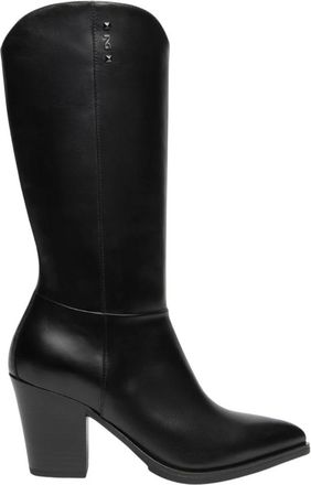 Nero Giardini Texan Boot - Dames - Hoge Laarzen - Zwart - 39 EU - Leer - Schoenen
