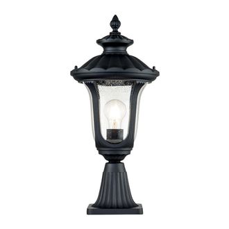 Netlighting Chicago Outdoor Pedestal Light Textured Black IP44