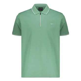 Paul & Shark Paul & Shark, Polo Shirts, male, Green, Size: 2XL Light green polo at hand