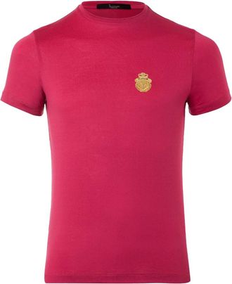 Billionaire Boys Club T-Shirt Polo Neck SS - Heren - T-shirts - Rood - XS - Katoen - Tops
