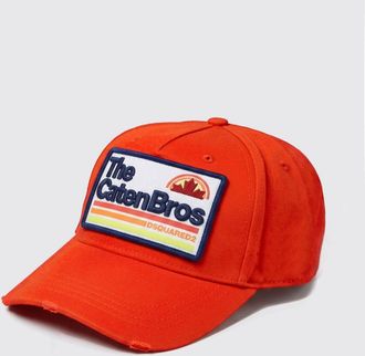 Dsquared2 Cappello Dsquared2 in twill di cotone con patch logo