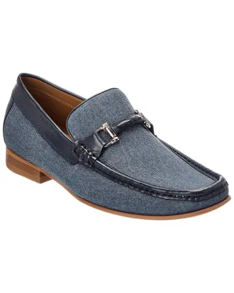 Donald J Pliner Danner Canvas & Leather Loafer