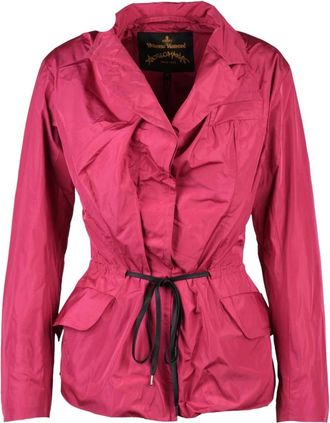 Vivienne Westwood Jassen, Dames, Roze, S, Polyester, New Alcoholic Jacket