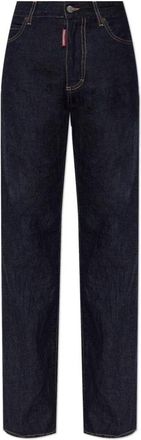 Dsquared2 San Diego Jeans - Dames - Regular Fit Jeans - Blauw - XS - Katoen - Jeans