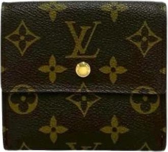 Louis Vuitton Pre-owned Wallets, female, Brown, Size: ONE SIZE Pre-owned Tri-fold Wallet