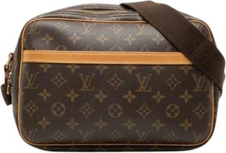 Louis Vuitton Pre-owned Cross Body Bags, female, Brown, Size: ONE SIZE Pre-owned The Reporter PM