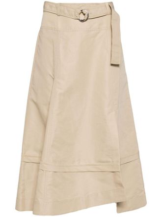 3.1 Phillip Lim Belted Flare skirt - Brown