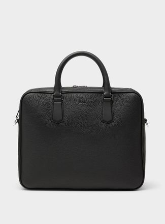 BOSS Mens Crosstown leather briefcase