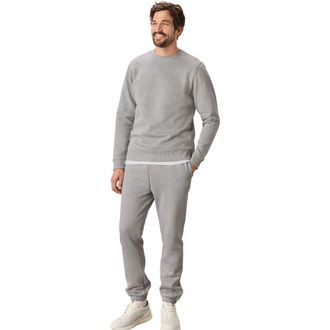 Pact Organic Brushed Fleece Sweatpant in Heather Grey at Nordstrom, Size X-Large