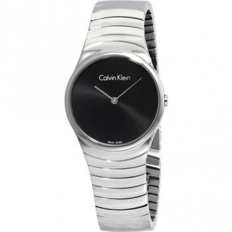 Calvin Klein Whirl Quartz Horloge - Dames - Horloges - Grijs - ONE Size - Accessoires