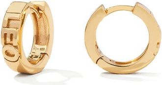 Made by Mary Zodiac Sign Hoop Earrings in Gold at Nordstrom