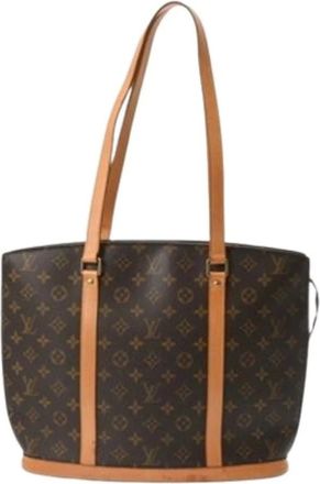 Louis Vuitton Pre-owned Tote Bags, female, Brown, Size: ONE SIZE Pre-owned Canvas Tote Bag