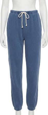 Z Supply Downtown Knit Denim Jogger Pants In Calypso Blue Indigo