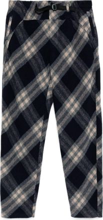 Undercover Pantaloni a quadri - Blu