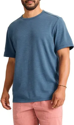 Tommy Bahama Sand Wave Cotton Blend T-Shirt in Blue Note at Nordstrom, Size X-Large