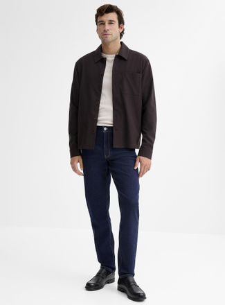 Le 31 Mens Minimalist dark-blue jean Stockholm fit - Slim