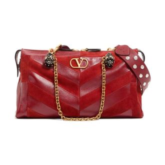 Valentino Garavani Panthea Shoulder Bag - female - Valentino Garavani - Shoulder Bags - Red - ONE SIZE - Bags