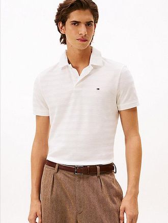 Tommy Hilfiger Herringbone Jacquard Regular Polo Shirt