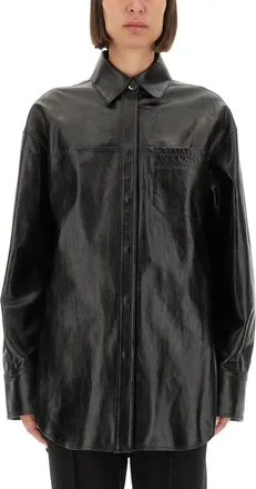 Sportmax Black Oversized Solid Shirt