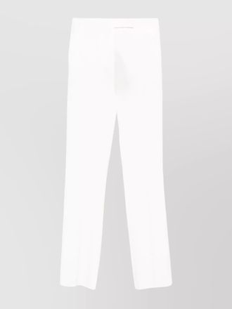 Max Mara straight leg trousers with belt loops detail