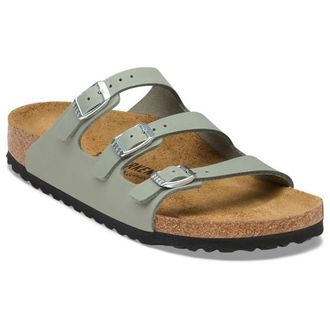 Birkenstock Florida Soft Footbed Leather Oiled Sandalen f&uuml;r Damen | braun