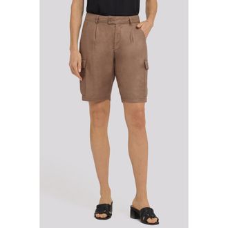 NYDJ Cargo Bermuda Shorts in Toasted Coconut at Nordstrom, Size 14