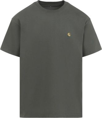 Carhartt Work in Progress S/S Chase T-Shirt - Heren - T-shirts - Groen - L - Katoen - Tops