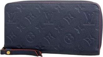Louis Vuitton Pre-owned Clutches, female, Blue, Size: ONE SIZE Pre-owned Fabric Wallet