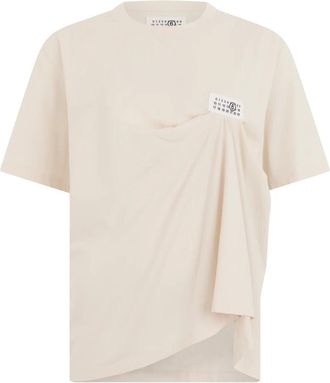 Maison Margiela Mujer, Camisetas, Beige, Talla: S