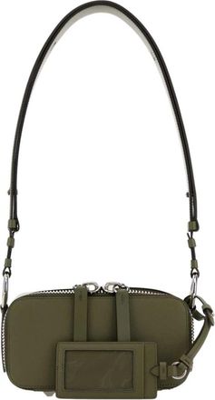 Maison Margiela Small Doll Camera Bag - Dames - Schoudertassen - Groen - ONE Size - Leer - Tassen