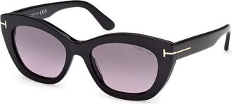 Tom Ford FT1285 LINDA-02 01B Womens Sunglasses Black Size 53