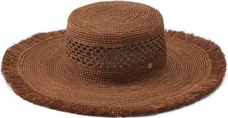 Helen Kaminski Ivy Raffia Boater in Nutshell at Nordstrom