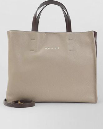 Marni museo soft calf leather tote bag
