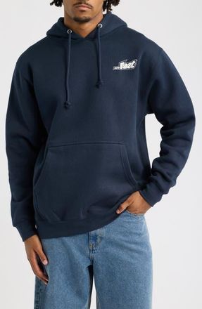 Lost Liam Heavy Pullover Hoodie in Navy at Nordstrom, Size Xx-Large