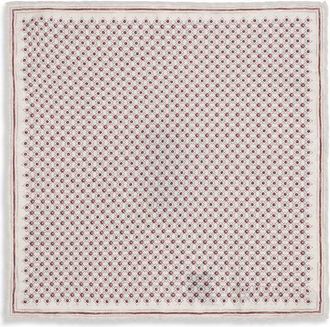 Brunello Cucinelli Mens Multicolor Silk Scarf