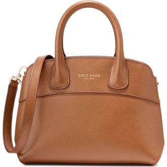 Cole Haan The Lady Small Satchel Bag in New Caramel at Nordstrom Rack