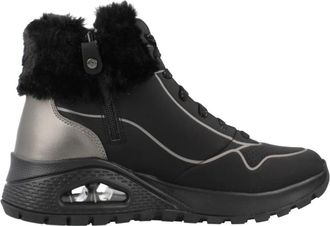 Skechers Stevige Winterlaarzen - Dames - Winterlaarzen - Zwart - 37 EU - Schoenen