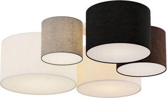 Lindby Lindby - Ceiling Lightdimmable Laurenz made of Textile for Living Room & Dining Room
