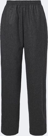 Jil Sander Wool flannel wide-leg pants