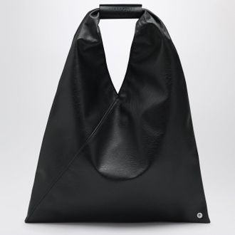 Maison Margiela Small Japanese Bag In Black Eco Leather