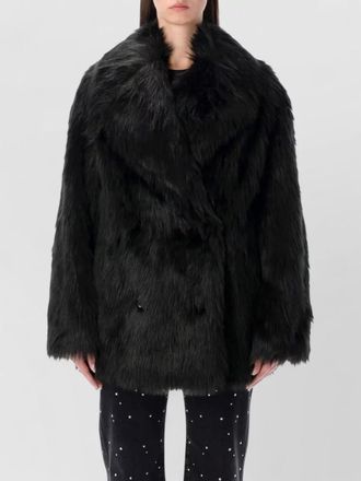Stand Studio katalina faux fur mid length coat