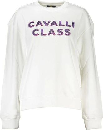 Cavalli Mujer, Sudaderas, Blanco, Talla: XS
