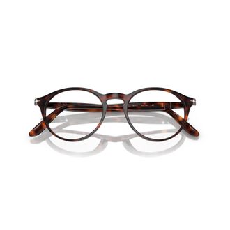 Persol 0po3092v Classic Round Frame Tortoiseshell Acetate Eyeglasses