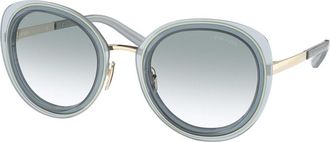 Prada PR 54YS 06Y03O Womens Sunglasses Blue Size 53