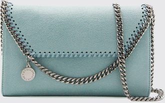 Stella McCartney Portafoglio Falabella Wallet on Chain in Alter Mat con catena