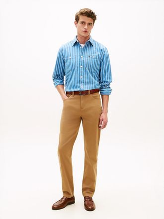 Tommy Hilfiger Mens 5-Pocket Straight Pant - Hickory - 29W x 30L